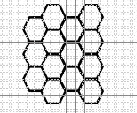 如何使用PS绘制一个深沉典雅的蜂巢背景?