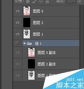 使用PS将一个美女变成骷髅的GIF动态的技巧