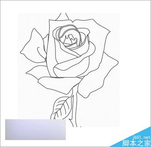 在ps中快速抠出简笔画中的线条的方法