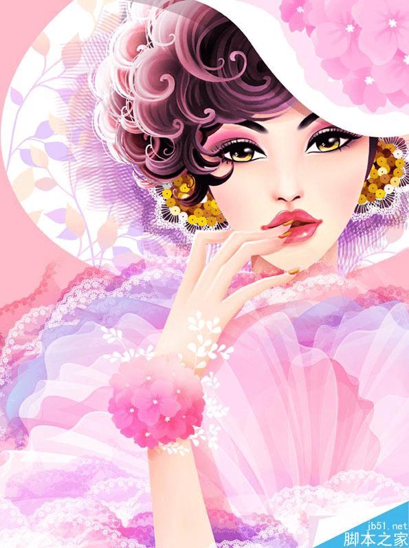 在AI中绘制漂亮潮流的绘制插画的技巧