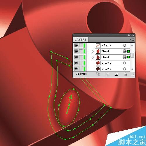 怎么样在AI中制作漂亮的立体红色礼品包装花?