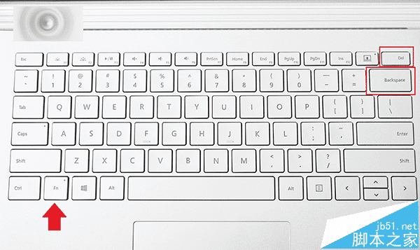 Surface Book使用键盘调节屏幕亮度的步骤