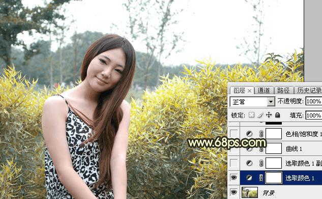 在ps中调出唯美的秋季霞光色的步骤