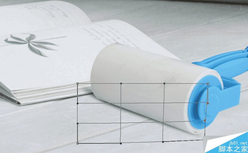 如何在ps中合成一个粘毛器产品的动态效果海报?