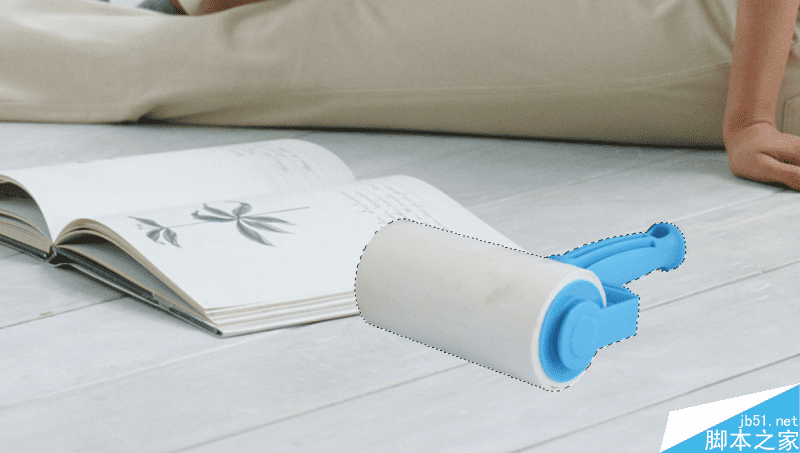 如何在ps中合成一个粘毛器产品的动态效果海报?