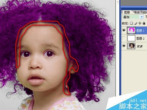 在PS中更换颜色的办法