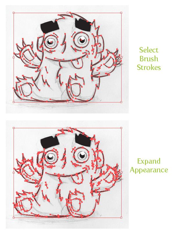 如何在AI中绘制一个可爱卡通风格的老人?