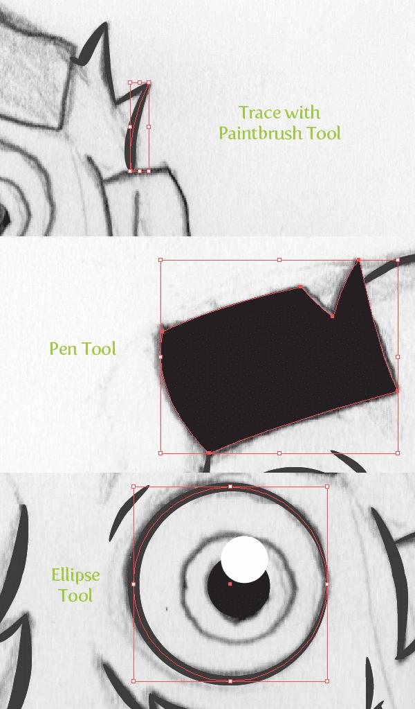 如何在AI中绘制一个可爱卡通风格的老人?