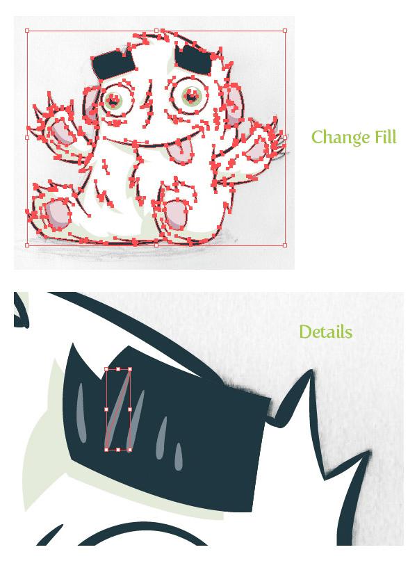 如何在AI中绘制一个可爱卡通风格的老人?