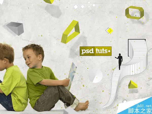 如何在AI中结合PS创建非常有趣的儿童海报?