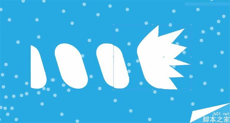 在Illustrator中绘制清新字体的扁平化风格海报字体的技巧