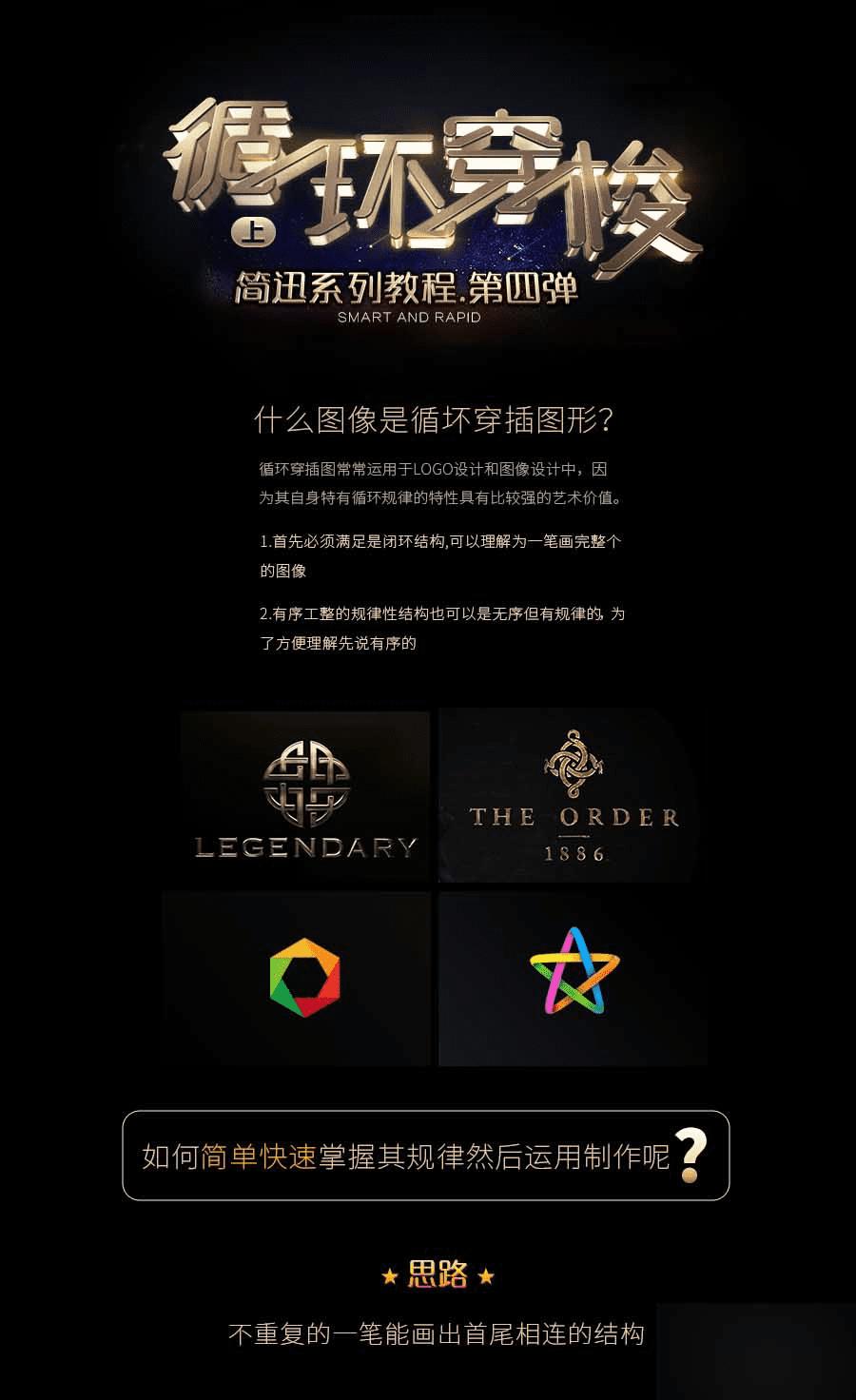 如何制作循环穿梭图形?