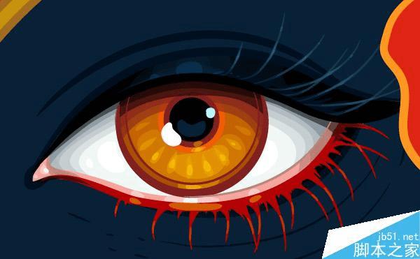 怎么样在AI中绘制漂亮得印第安女人头像插画?