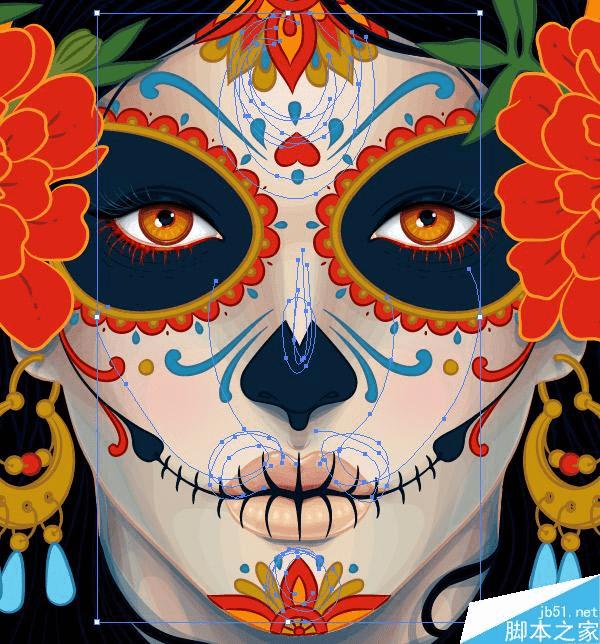 ��ô����AI�л���Ư����ӡ�ڰ�Ů��ͷ��廭��