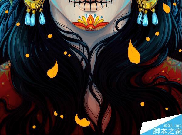 ��ô����AI�л���Ư����ӡ�ڰ�Ů��ͷ��廭��