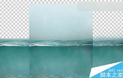 怎么样在ps中合成海洋巨龟驮着岛在水上漂浮的效果图?