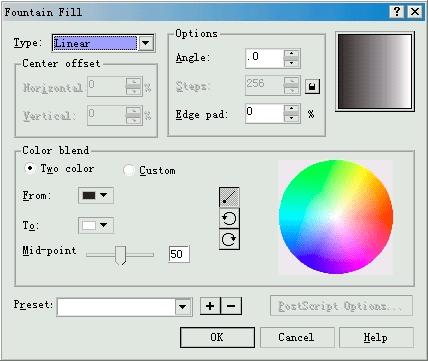 CorelDRAW颜色填充知识的详细介绍
