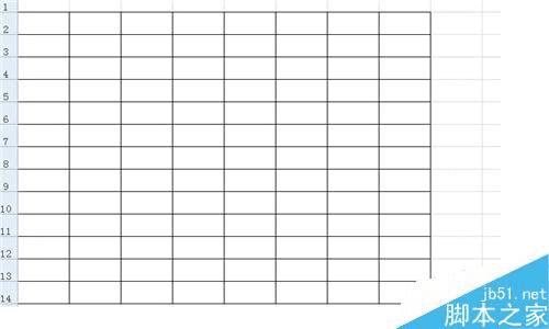 在excel电子表格中设置行高和列宽的步骤