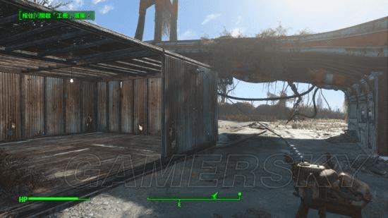 在辐射4中给电灯通电的方法