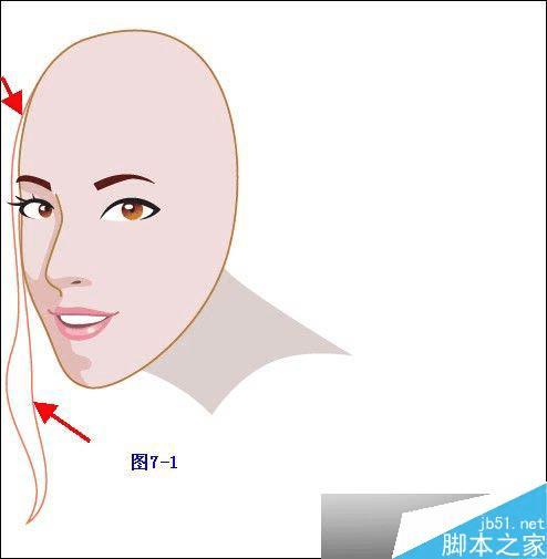 怎么样在AI中绘制清纯女孩插画?