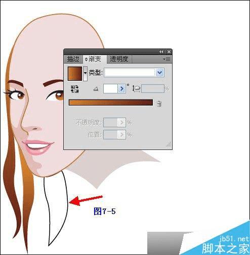 怎么样在AI中绘制清纯女孩插画?