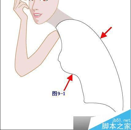 怎么样在AI中绘制清纯女孩插画?