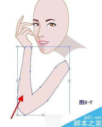 怎么样在AI中绘制清纯女孩插画?