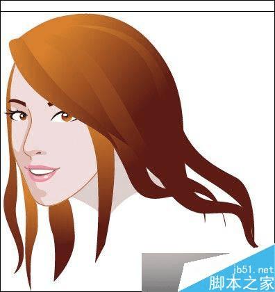 怎么样在AI中绘制清纯女孩插画?