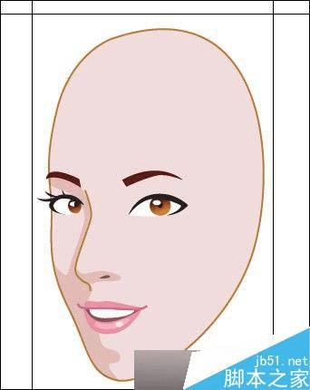 怎么样在AI中绘制清纯女孩插画?