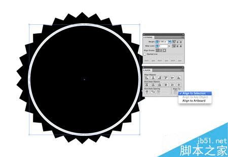 如何在illustrator中绘制精细的矢量徽章?