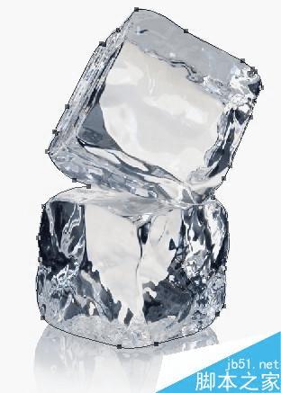 如何在PS中抠出透明的冰块?