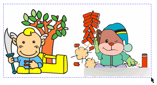 如何选取CorelDRAW中的12中对象?