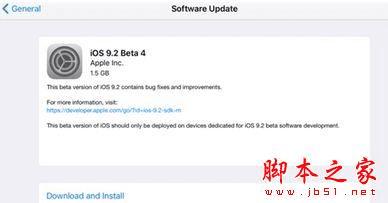 ƻiOS9.2 Beta4µЩ