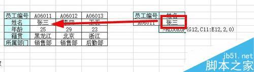 在Excel中使用HLOOKUP函数按照水平方向搜索区域的方法步骤