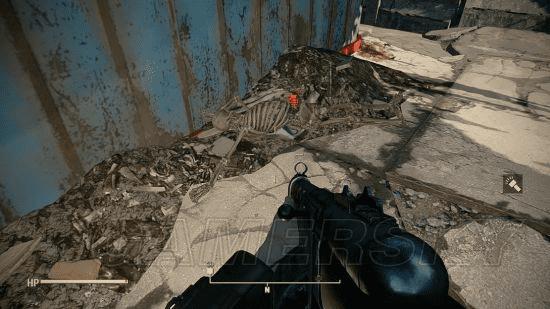 如何清除辐射4房屋内的骨架?