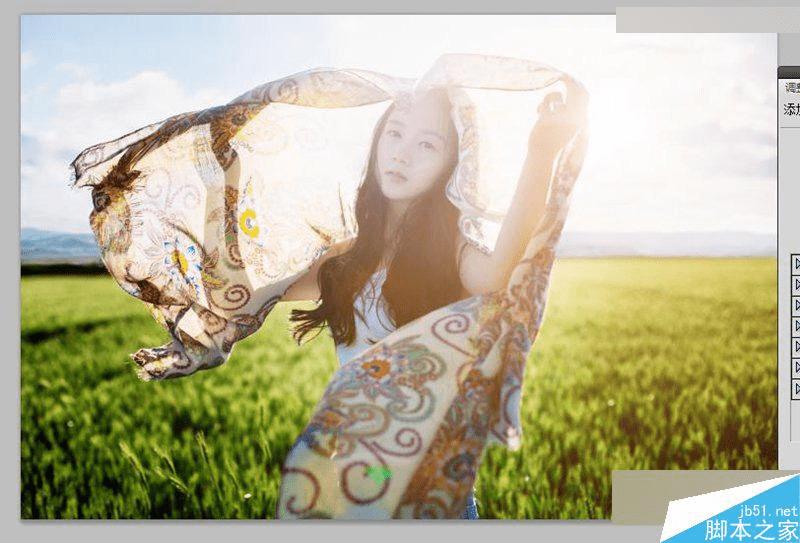 如何使用ps将逆光外景人像调出甜美肤色效果?