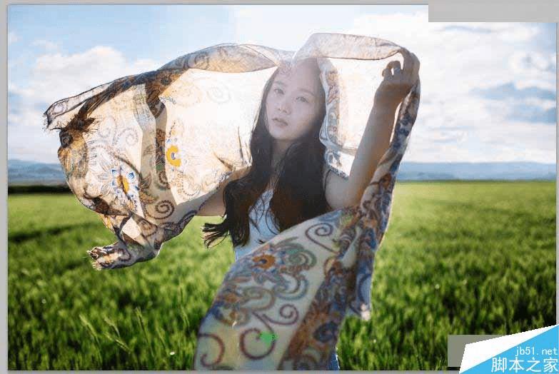 如何使用ps将逆光外景人像调出甜美肤色效果?