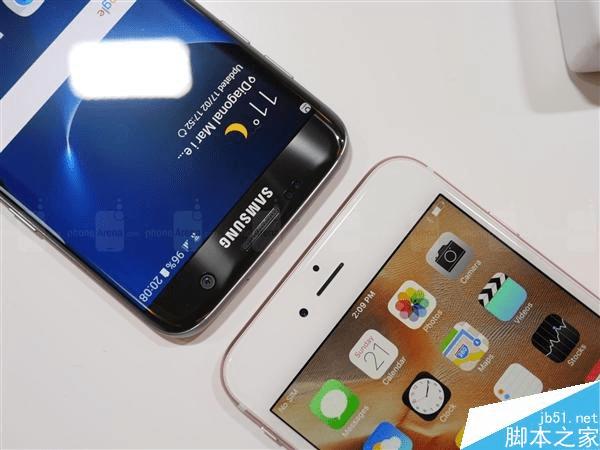 三星S7 Edge真机和苹果6s Plus之间的区别介绍