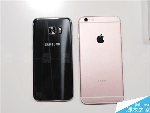 三星S7 Edge真机和苹果6s Plus之间的区别介绍