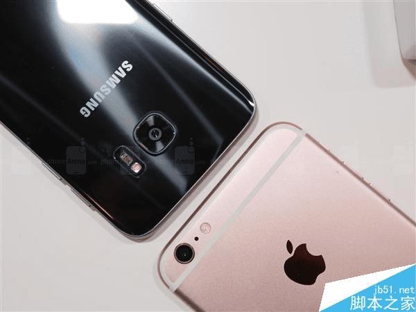 三星S7 Edge真机和苹果6s Plus之间的区别介绍