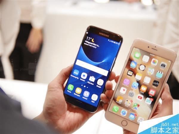 三星S7 Edge真机和苹果6s Plus之间的区别介绍