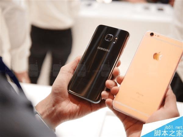 三星S7 Edge真机和苹果6s Plus之间的区别介绍