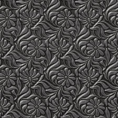 怎么样在PS中利用3D工具制作细腻的浮雕花纹立体字?