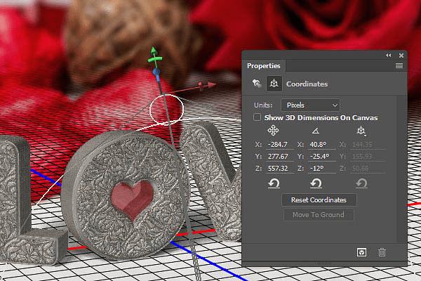 怎么样在PS中利用3D工具制作细腻的浮雕花纹立体字?