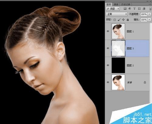 如何使用PS制作碎裂火焰美女?