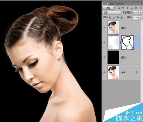 如何使用PS制作碎裂火焰美女?