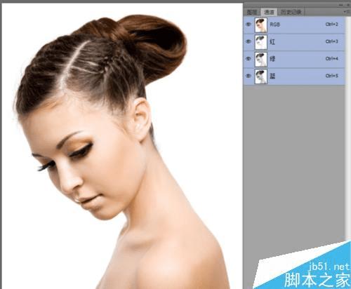 如何使用PS制作碎裂火焰美女?