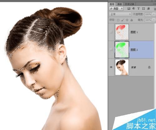 如何使用PS制作碎裂火焰美女?