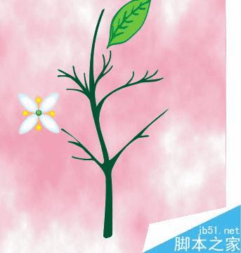 如何通过CorelDRAW制作绿色植物插画效果?