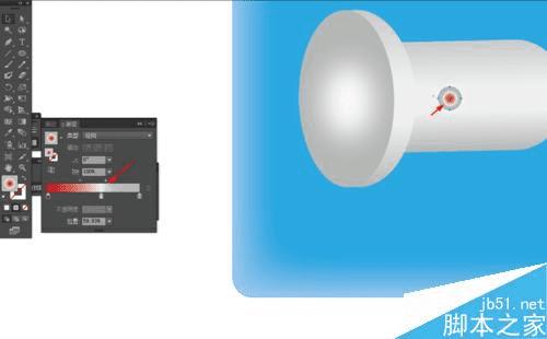 如何使用Ai绘制卡通风格的手电筒图标?